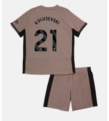 Tottenham Hotspur Dejan Kulusevski #21 Tredje trøje Børn 2023-24 Kort ærmer (+ korte bukser)